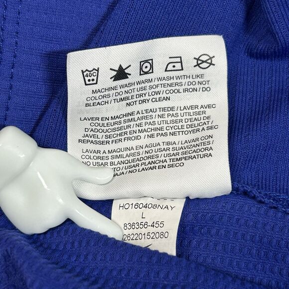 Nike Players Polo Shirt Men’s Large Blue Dri-Fit Golf Performance Casual - Picture 9 of 9